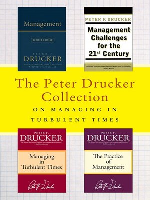 cover image of The Peter Drucker Collection on Managing in Turbulent Times